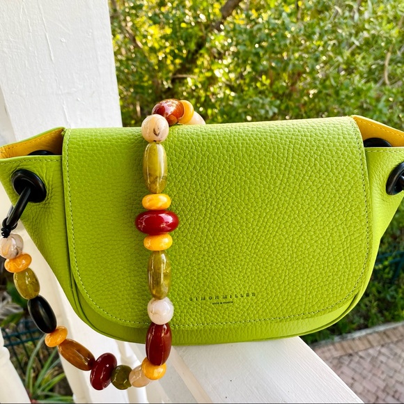 Simon Miller Kiwi Bead Strap Bend Bag NWOT - Picture 7 of 8